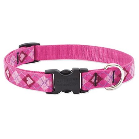 PETPALACE 14201 .75 in. Puppy Love 9 in.14 in. Adj. Collar PE845962